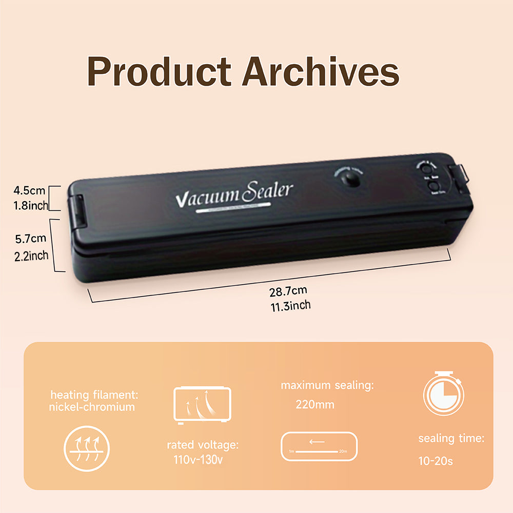 Portable Vacuum Sealer for Outdoor Camping - Compact Mini Food Sealer, 110-120V, Model HY9