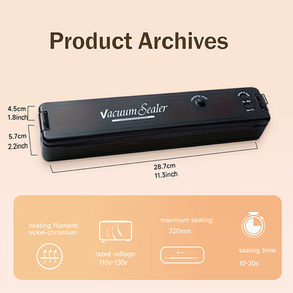 Portable Vacuum Sealer for Outdoor Camping - Compact Mini Food Sealer, 110-120V, Model HY9