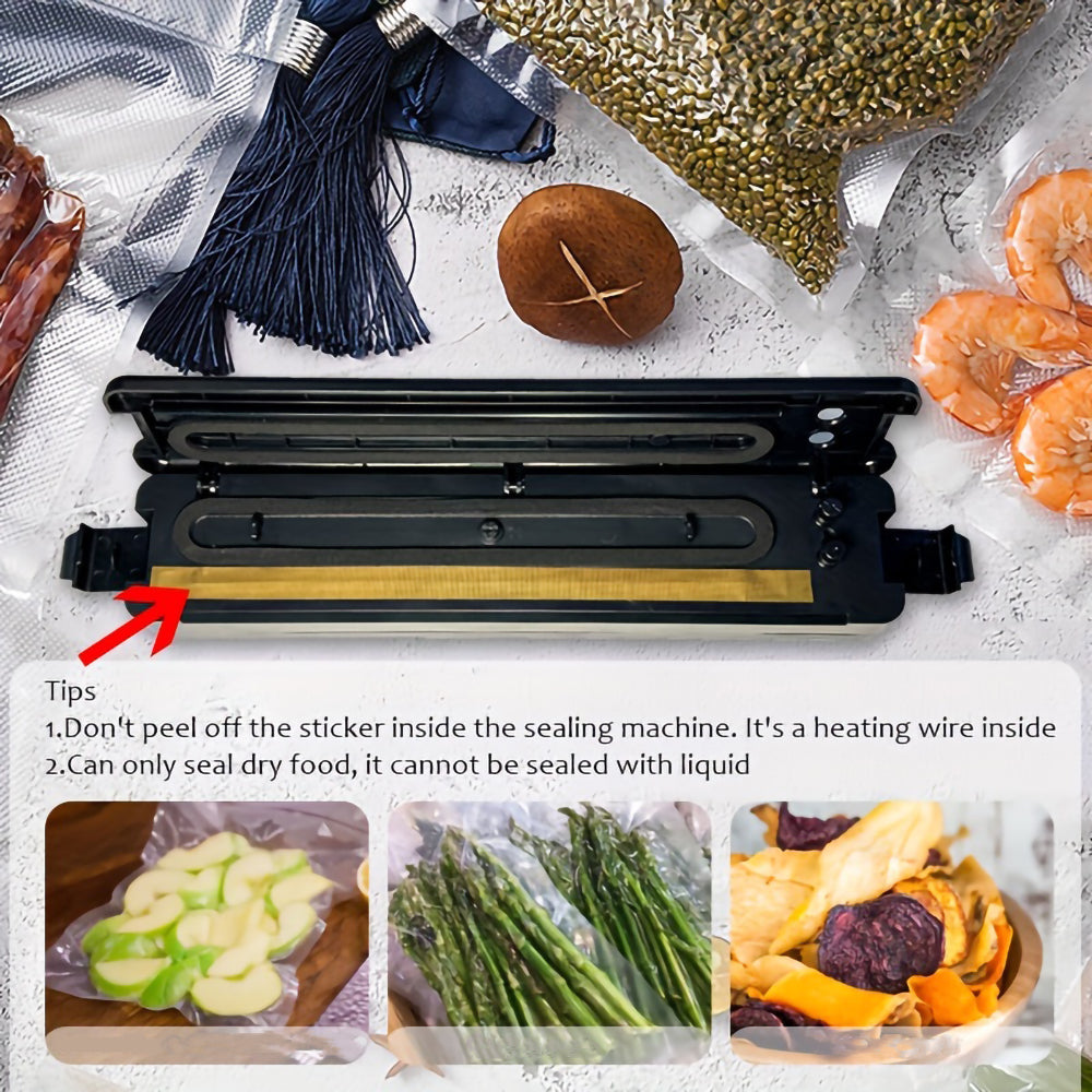 Portable Vacuum Sealer for Outdoor Camping - Compact Mini Food Sealer, 110-120V, Model HY9