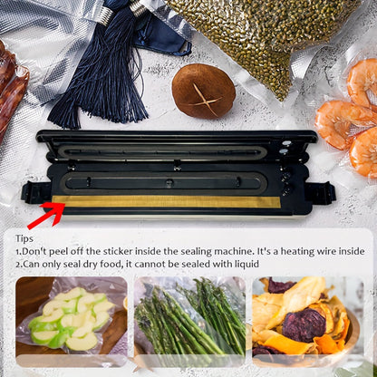 Portable Vacuum Sealer for Outdoor Camping - Compact Mini Food Sealer, 110-120V, Model HY9